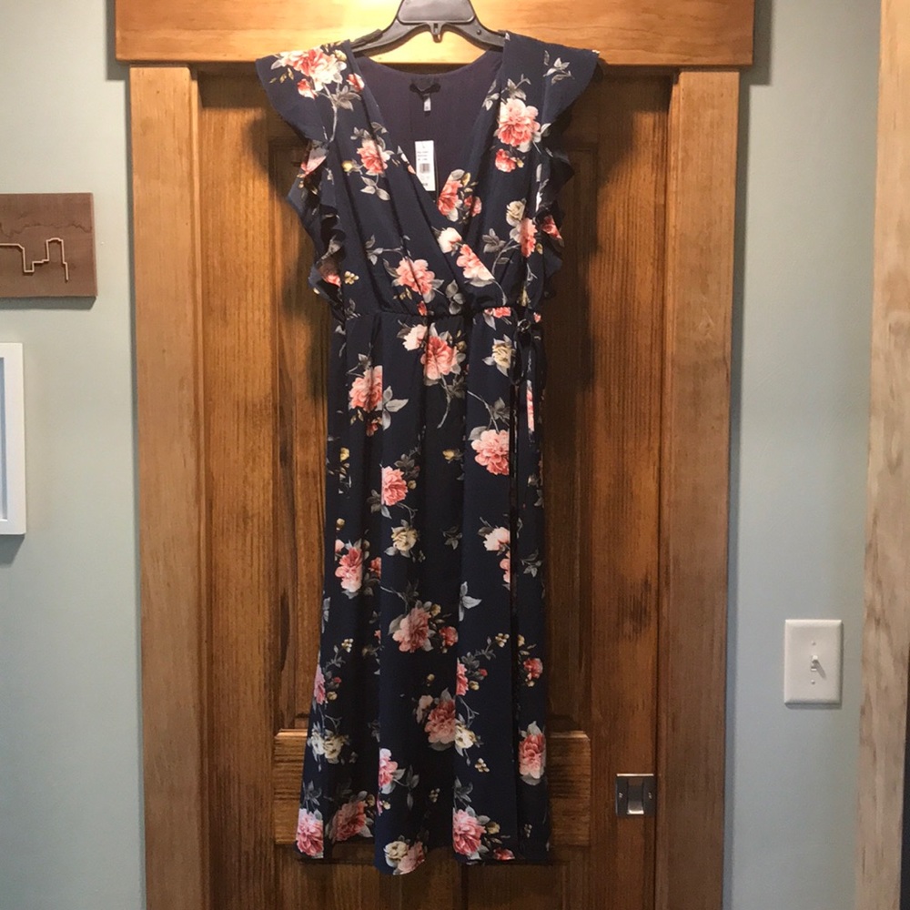 Floral midi dress
